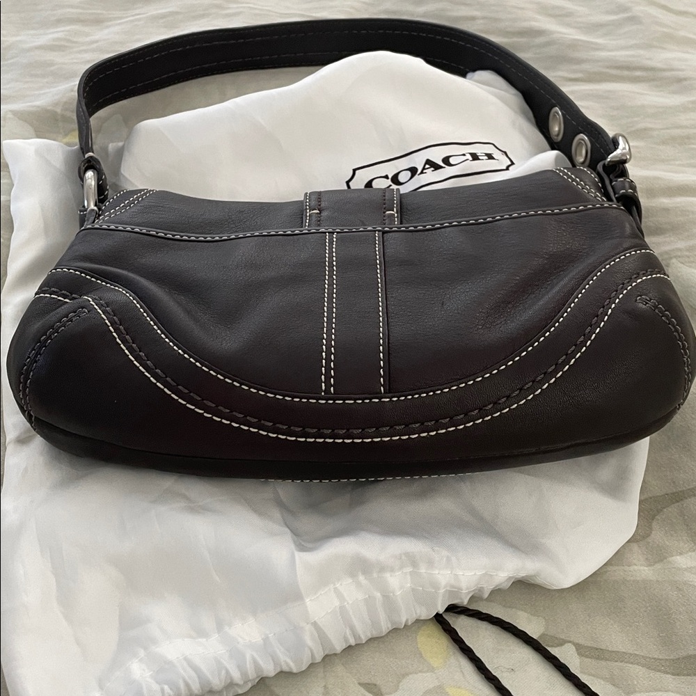 Vintage Coach Soho Flap Shoulder Bag - Picture 2 of 4